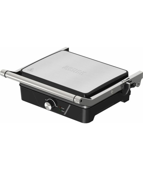 Grill electric BROCK HCG 5000 SS, 2000W – Plăci 30x24cm, termostat reglabil, inox